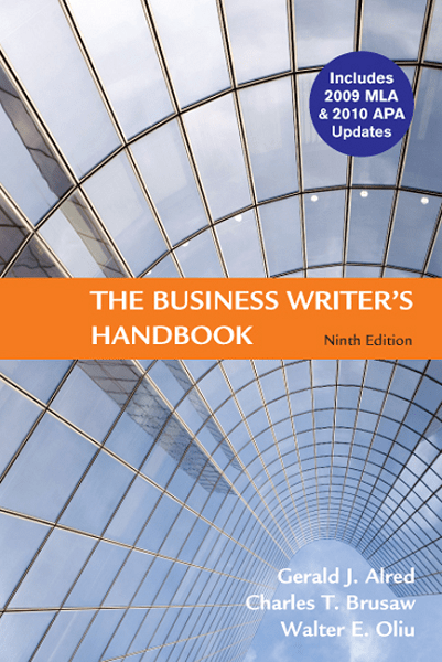 The Business Writer’s Handbook Ninth Edition